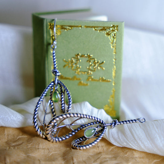 Nodus Temporis Earrings-Sterling Silver Handmade Jewelry